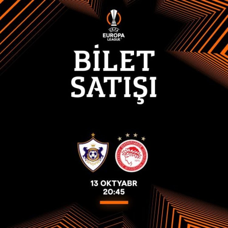 "Qarabağ" - Olimpiakos" oyunu: 1 günə 25 minə yaxın bilet satıldı