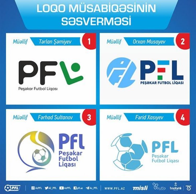 PFL üçün 4 loqo, 1 seçim - FOTO