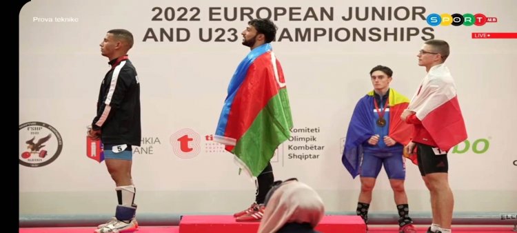 Atletimiz İsa Rüstəmov Avropa çempionu oldu - 3 QIZIL MEDAL