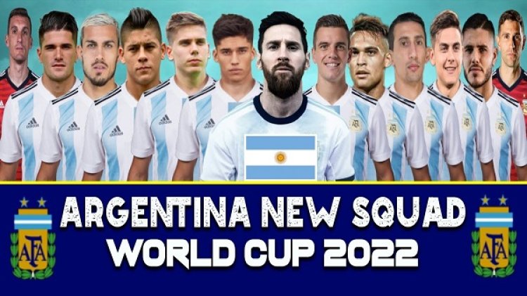 DÇ-2022 - Argentinanın mundiala aparacağı futbolçular - SİYAHI