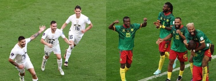 Kamerun - Serbiya görüşündə 6 qol vuruldu - DÇ-2022: VİDEO