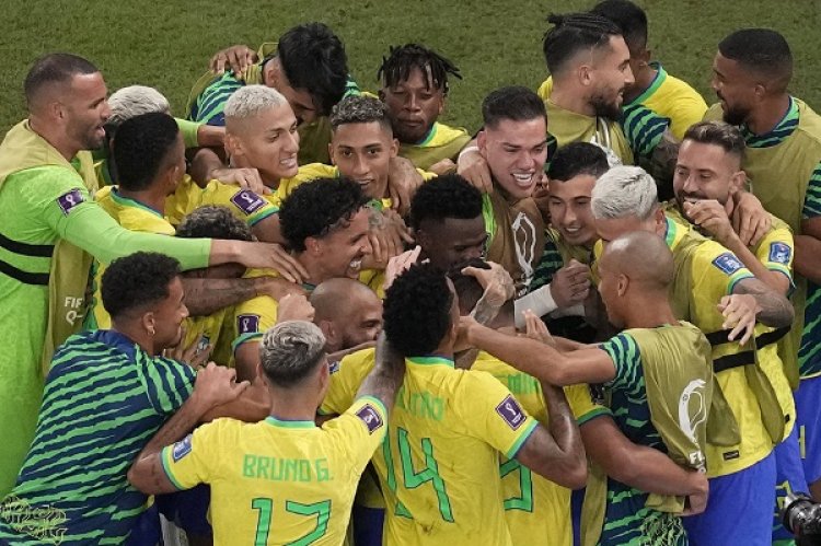 DÇ-2022: VİDEO -  Braziliya yığması bu qolla mundialın 1/8 finalına çıxdı