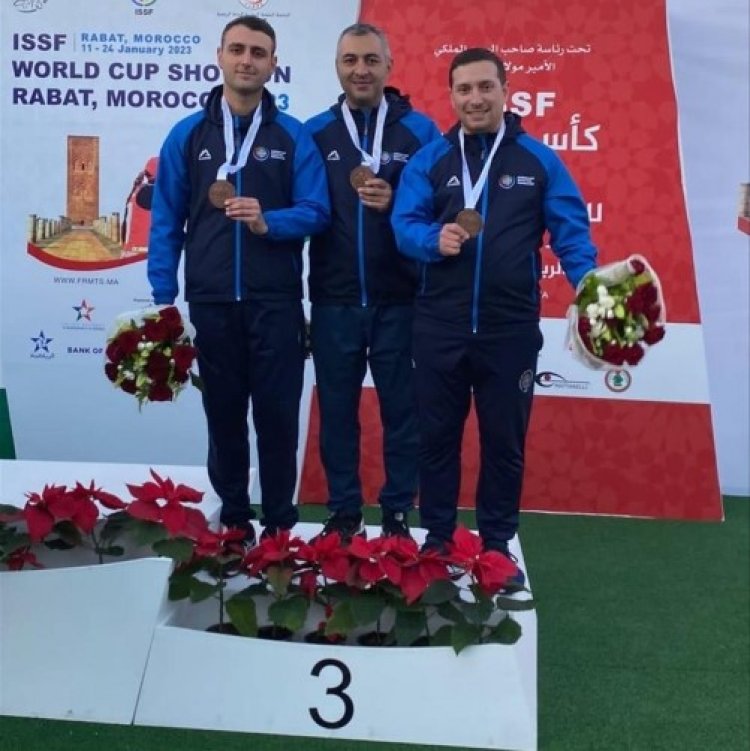 Millimiz Mərakeşdə keçirilən Dünya Kubokunda bürünc medal qazandı