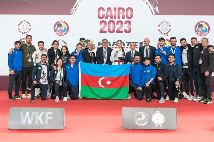 Azərbaycan karateçiləri Misirdən 5 medalla qayıdılar