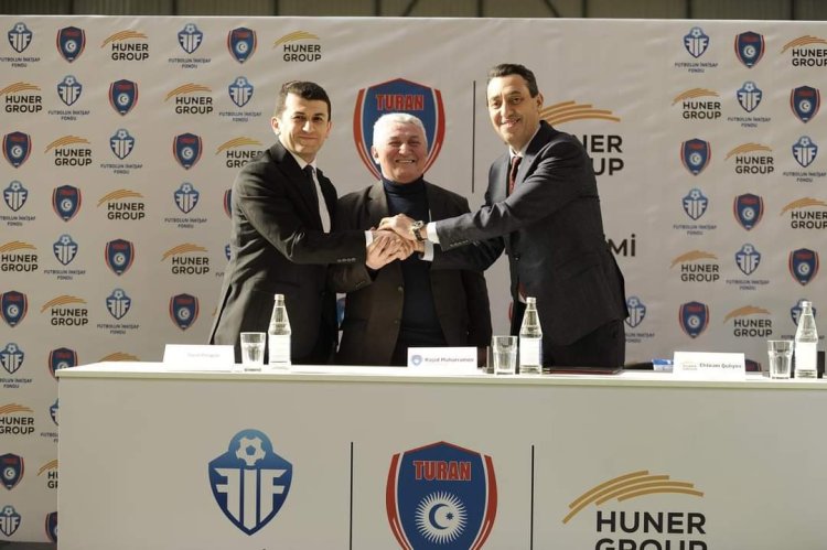 "Huner Group" "Turan Tovuz"la 4.5 illik sponsorluq müqaviləsi bağladı