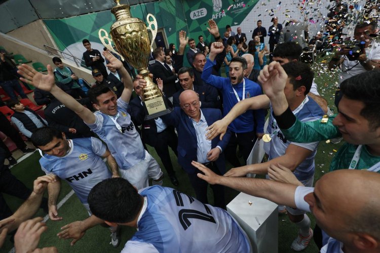 FHN-in mini futbol komandası Heydər Əliyev turnirinin qalibi oldu