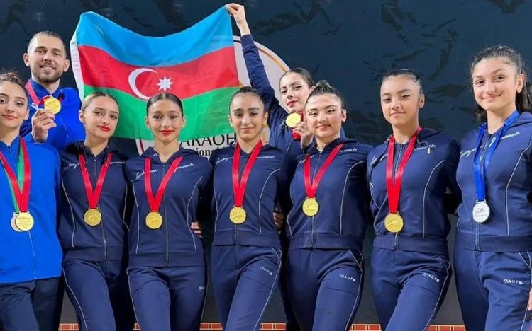 Azərbaycan gimnastları Misirdə üç qızıl medal qazandılar