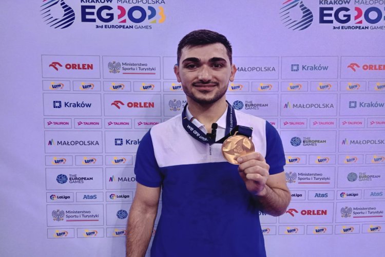 Azərbaycan komandası ilk qızıl medalını qazandı - Avropa Oyunları