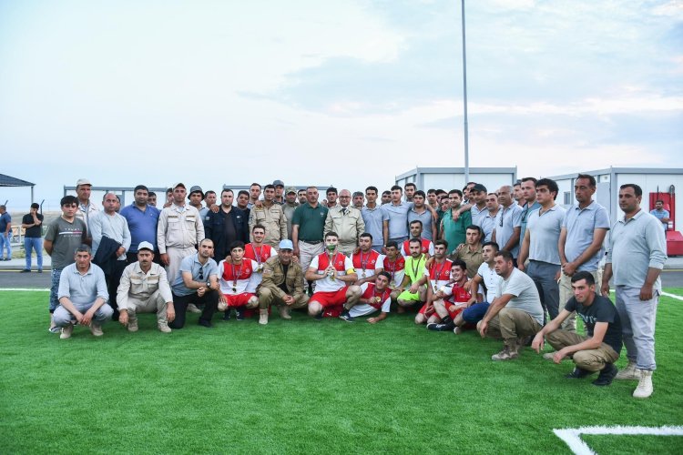 “Heydər Əliyev İli” ilə əlaqədar mini-futbol turniri keçirilib - FOTOLAR