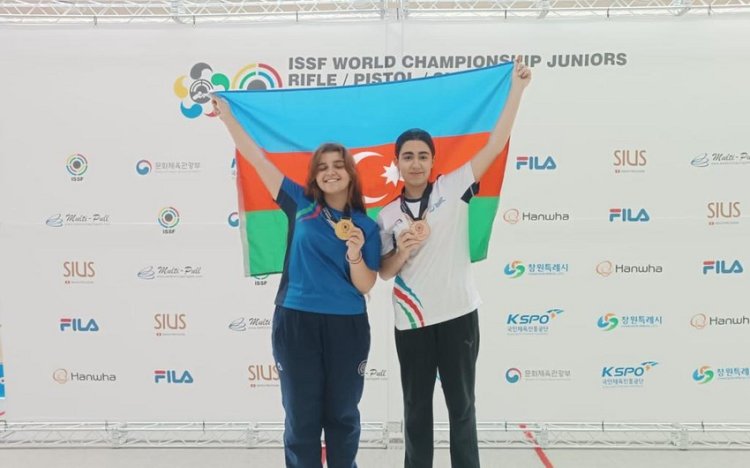 Atıcımız Koreyada keçirilən dünya çempionatında qızıl medal qazandı