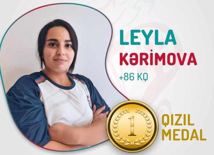 Kərimova 2 qızıl medal qazanaraq Avropa rekordunu yenilədi - DÇ