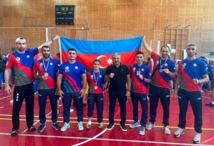 İdmançılarımız Zaqrebdə Avropa çempionatında 4 medal qazandılar