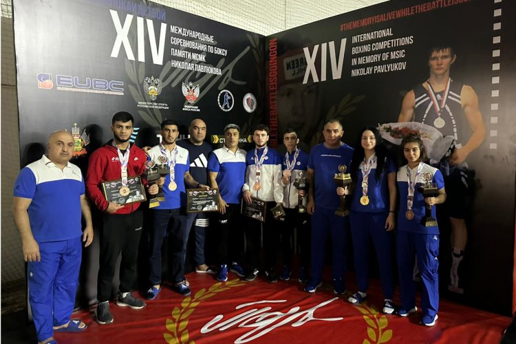 Azərbaycan millisinin üzvləri Rusiyada 6 medal qazanıblar