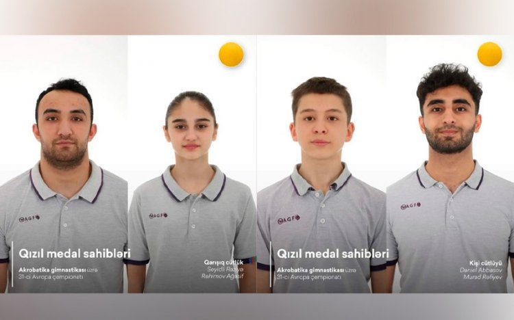 Gimnastika komandalarımız Avropa çempionu olublar