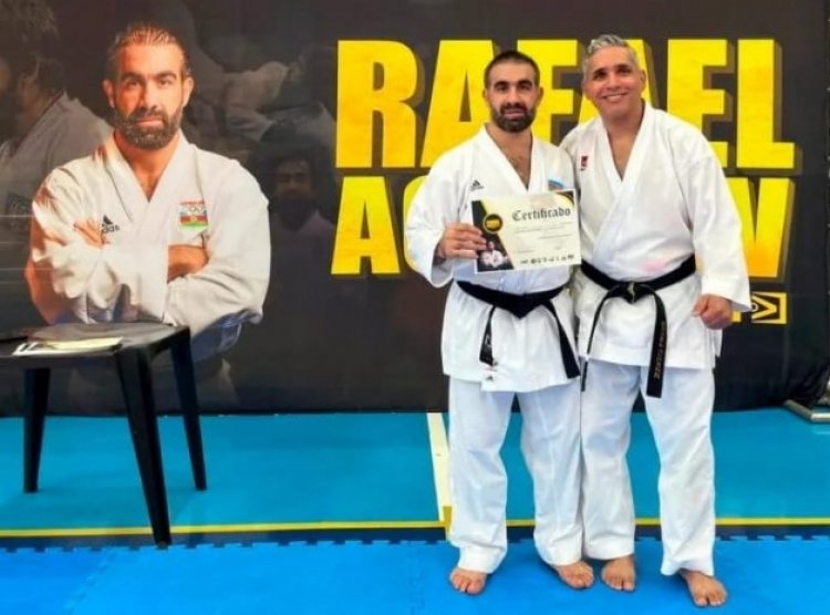 Dünya çempionu Rafael Ağayev Braziliyada xüsusi məşq keçib