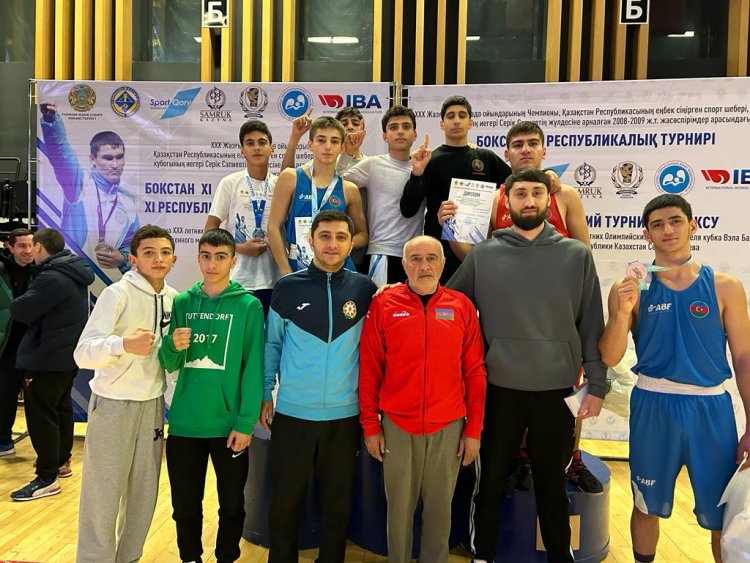 Azərbaycan boksçuları Qazaxıstanda 4 medal qazanıblar