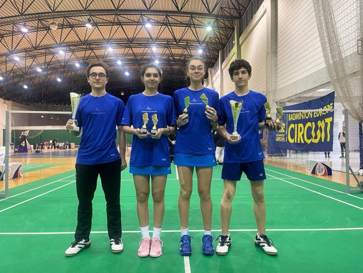 Badmintonçularımızdan Kiprdə 1 qızıl, 2 gümüş və 2 bürünc medal