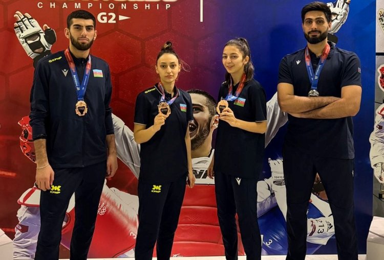 Taekvondoçularımız beynəlxalq turnirdə 4 medal qazanıblar