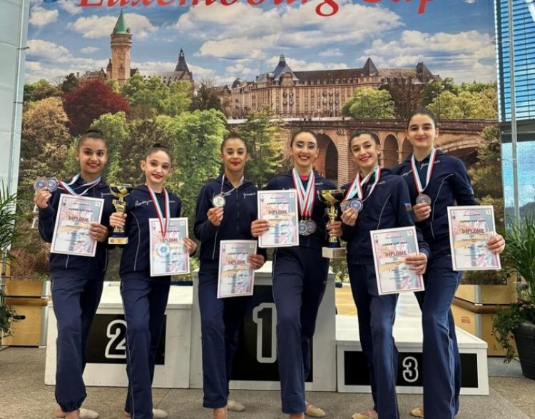   Bədii gimnastlar beynəlxalq turnirdə 9 medal qazanıblar