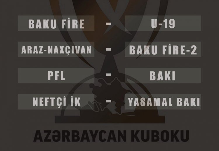 Azərbaycan Kubokunda 1/4 və yarımfinal cütləri müəyyənləşib