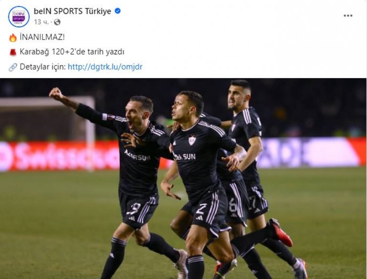  "Qarabağ"ın tarixi zəfəri Türkiyə mətbuatının manşetlərində!