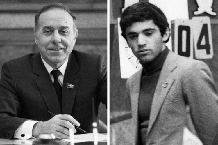 1982-ci il: Heydər Əliyev Harri Kasparovu qəbul edir - VİDEO 