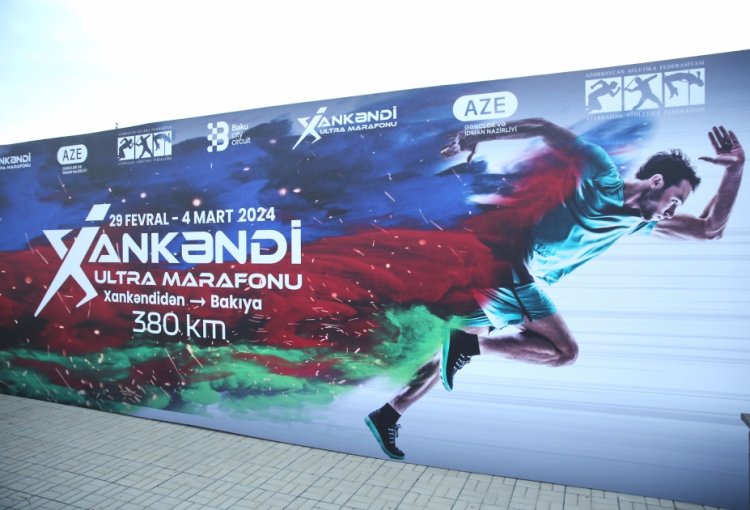 İlk dəfə keçirilən Xankəndi–Bakı ultra marafonu start götürüb
