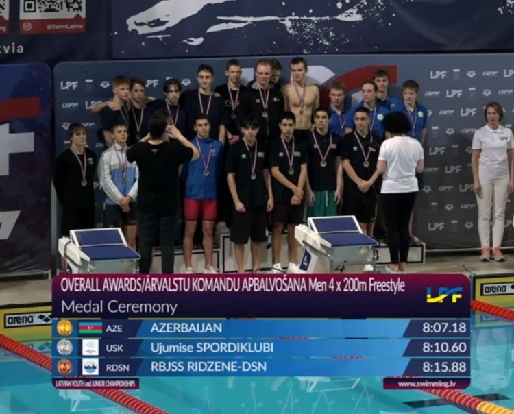 Azərbaycan komandası Latviya turnirində qızıl medal qazanıb
