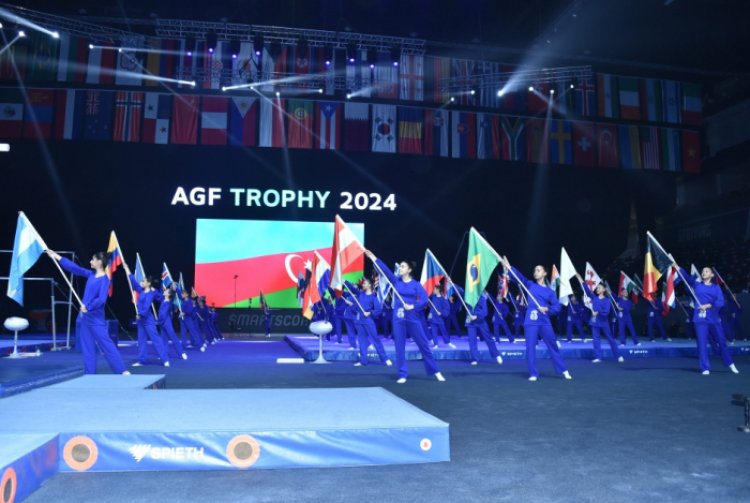 Gimnastlarımız  "AGF Trophy"də növbəti medalları qazanıblar