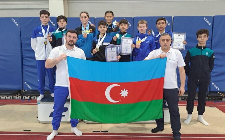 Azərbaycan gimnastları Qazaxıstan turnirində 6 medal qazanıblar