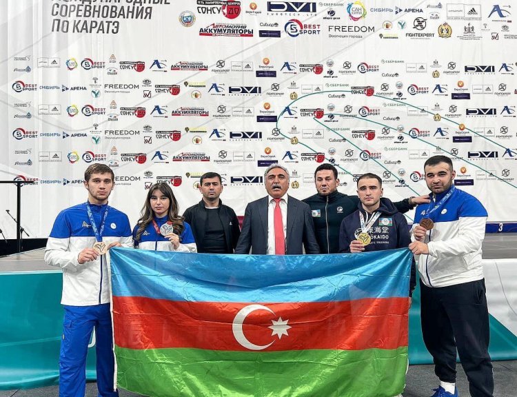 Azərbaycan karateçiləri beynəlxalq turnirdə 4 medal qazanıblar