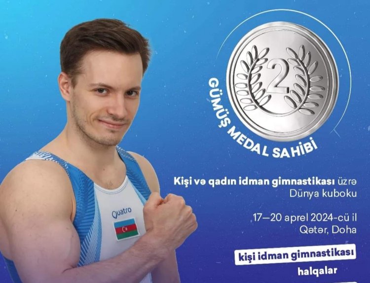  Azərbaycan gimnastı Dünya Kubokunda bürünc medal qazanıb