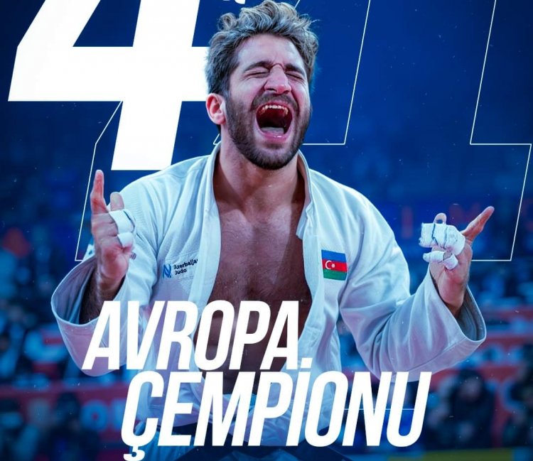 Hidayət Heydərov dördüncü dəfə Avropa çempionu olub! 