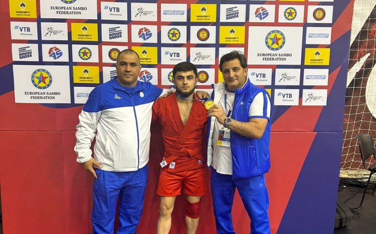 Azərbaycan samboçuları Avropa çempionatında 3 medal qazanıblar