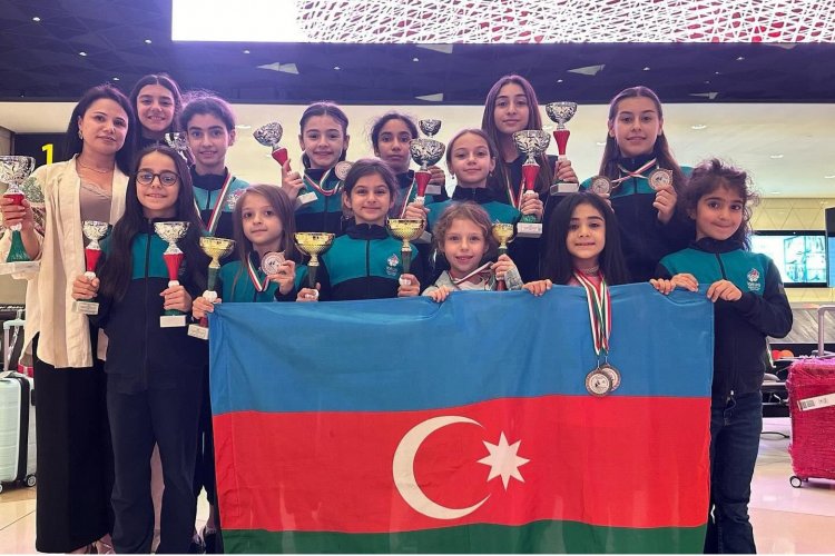 Azərbaycan gimnastları İtaliya turnirində 13 medal qazanıblar