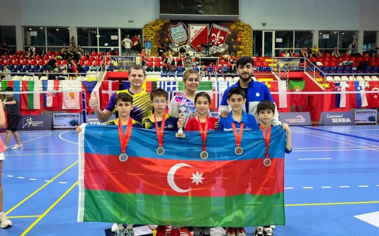 Azərbaycan badmintonçuları Serbiya turnirində 4 medal qazanıb