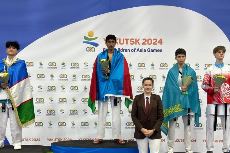 Taekvondoçularımızdan "Asiya uşaqları" oyunlarında 4 medal