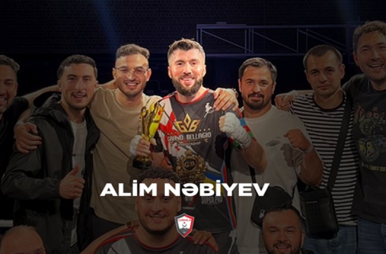 "Fight for Honor XII": Alim Nəbiyev nokautla rəqibini məğlub edib