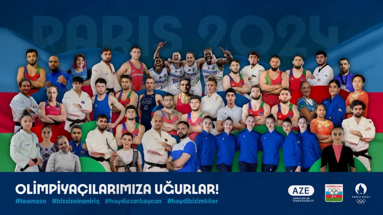 Olimpiya komandamızın posteri təqdim edildi - Paris-2024