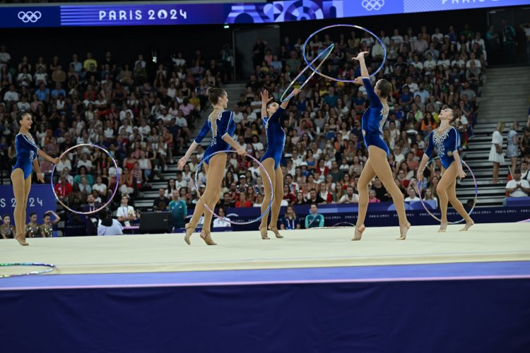 Azərbaycanın gimnastika millisi olimpiadada ikinci çıxışını göstərib 