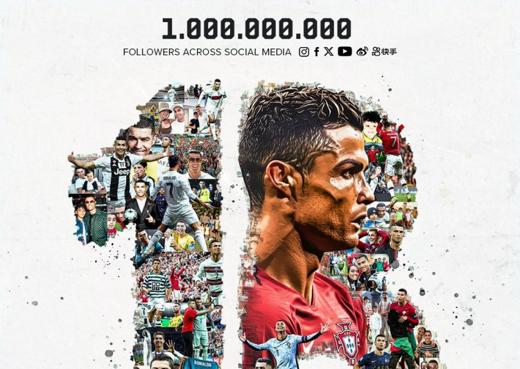 Ronaldonu sosial şəbəkələrdə izləyənlərin sayı 1 milyardı keçdi 