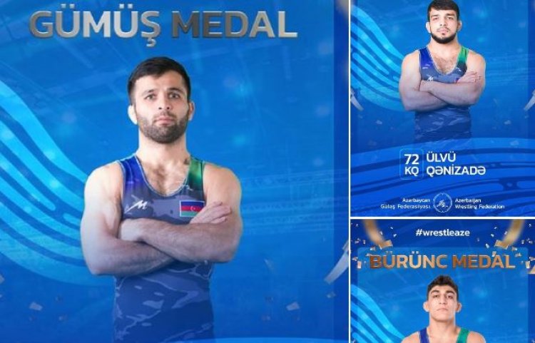 Azərbaycan güləşçiləri Rusiya turnirində üç medal qazandılar