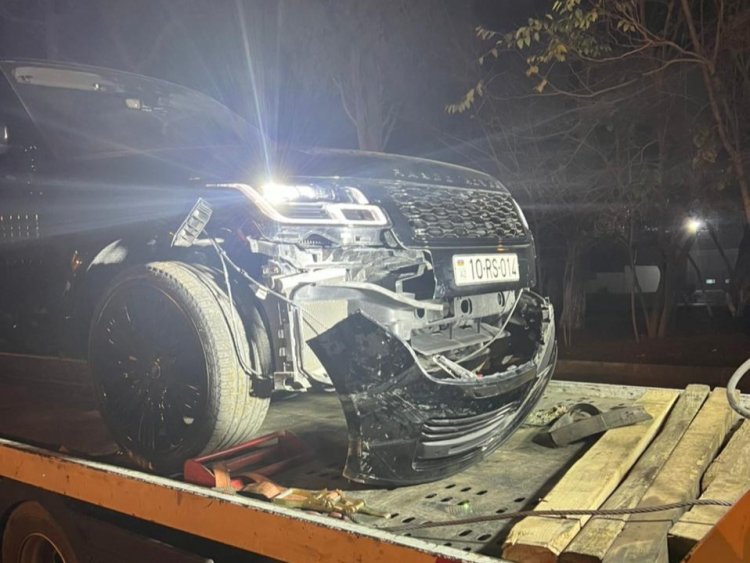 Rəşad Sadıqov qəza törətdi, bahalı "Range Rover"i ağaca çırpıldı 