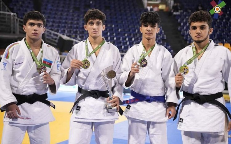  Cüdoçularımız Avropa Kubokunun ilk günündə 4 medal qazandılar