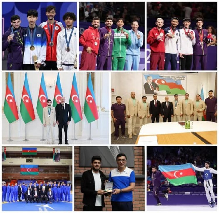  Azərbaycan taekvondoçuları il ərzində 104 medal qazanıblar